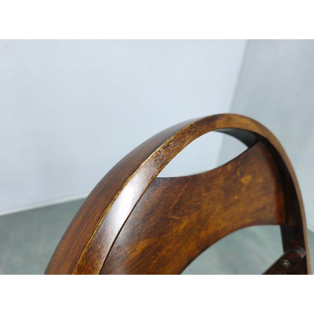 Bauhaus B751 Folding Chairs from Ligna, Czechoslovakia, 1930s, Set of 2 For Sale - Image 11 of 16