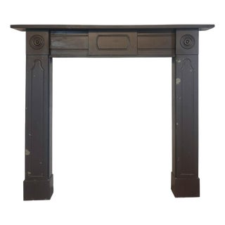 ntique Regency Irish Bangor Slate Fireplace Mantel, 1810 For Sale