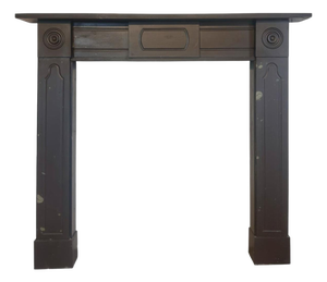 ntique Regency Irish Bangor Slate Fireplace Mantel, 1810