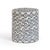 Lorna Stool in Aqua Floral Capiz Shell Motif For Sale In Los Angeles - Image 6 of 6