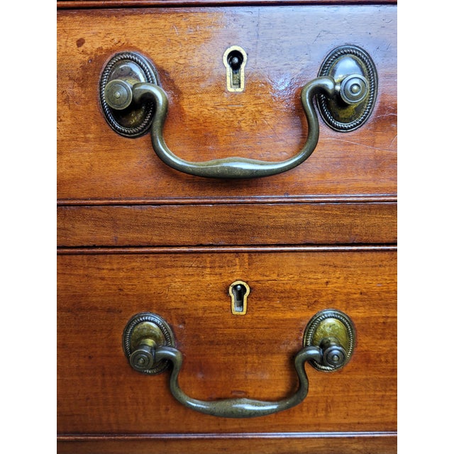 Antique Edwardian Writing Desk, 1910 For Sale - Image 9 of 18