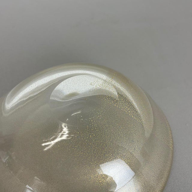 Murano Bubble and Glass Shell Bowl Ashtray from Barovier and Toso, Italy, 1970s For Sale - Image 15 of 18
