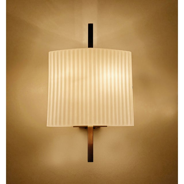 Vintage Space Age Brass Sconces from Hillebrand Lighting, 1960s, Set of 2 For Sale - Image 6 of 18
