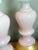 Vintage Pink Murano Blown Glass Table Lamps - Pair For Sale - Image 4 of 12