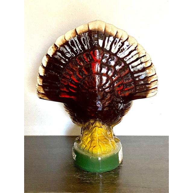 1970s Vintage Wild Turkey Ceramic Decanter For Sale - Image 5 of 6