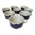 Vintage Finland Arabia Coffee Cups- Set of 8 For Sale