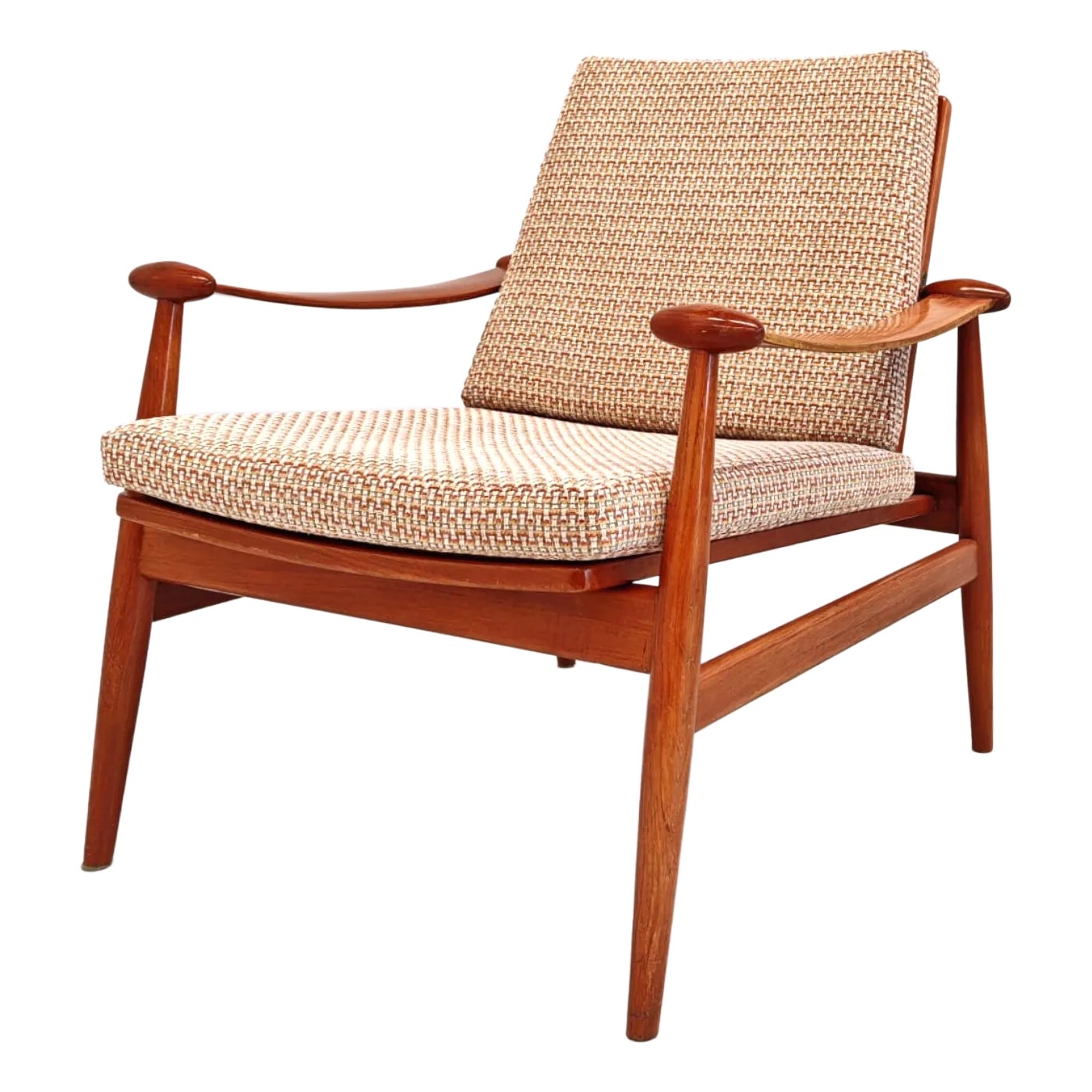 Danish Spade FD 133 Lounge Chair by Finn Juhl for France & Son