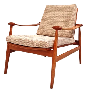 Danish Spade FD 133 Lounge Chair by Finn Juhl for France & Son, 1960s