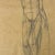 Anatomical Sketch, 1950, Pencil on Paper, Framed, in Very Good conditions. Designed 1950 to 1959
