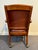 Fairfield Vintage Fairfield Chair Company Phillips Leather Arm Chair on Casters For Sale - Image 4 of 12