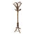 1960s Italian Mid-Century Modern Bamboo and Rattan Standing Coat Rack For Sale