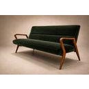 Giuseppe Scapinelli Sculptural Sofa in Solid Caviúna & Deep Evergreen Italian Mohair Velvet, Brazil, 1950s For Sale - Image 16 of 18
