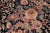 Elegant Botanical Akbar Pak-Persian Black/Black Wool Rug - 9'2'' X 12'5'' For Sale - Image 4 of 9