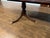 Traditional Banded Double Pedestal Mahogany Dining Table by Leighton Hall - Showroom Sample For Sale - Image 15 of 18