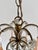 Venetian Style Beaded Brass Chandelier with Pink Murano Glass Drops, Italy, 1950s For Sale - Image 10 of 18