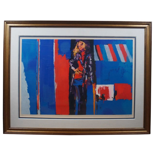 1976 Nicola Simbari Italian Serigraph Nanette Modern Woman Print For Sale - Image 13 of 13