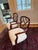 Traditional 1990s Kindel Federal Style Upholstered Dining Chairs With Arms For Sale - Image 3 of 4