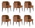 Anita Dining Chairs by Ottiu, Set of 6 For Sale