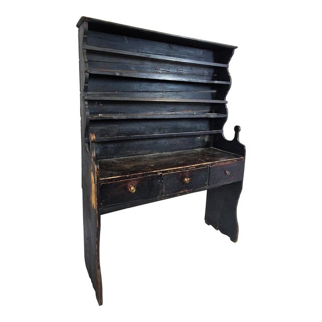 English Wooden Plate Rack For Sale - Image 3 of 11