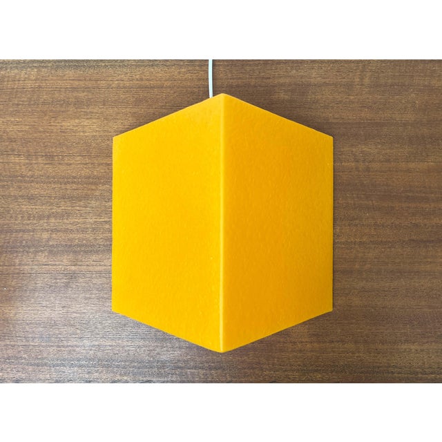 Orange Postmodern Orange Prism Shape Floor or Table Lamp from Heico, 1980s For Sale - Image 8 of 10