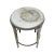 Mid-Century Modern Industrial Metal Stool For Sale - Image 4 of 4