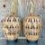 Vintage Boho Punch Cut Palm Frond Ceramic Table Lamps - a Pair For Sale In West Palm - Image 6 of 6