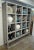 Vintage Modern Farmhouse Square Cube Display Shelf / Bookcase For Sale - Image 4 of 6