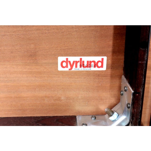 Vintage Rosewood Teak Coffee Table by Dyrlund Made in Denmark 70's Scandinavian Mid Century Danish For Sale - Image 9 of 9