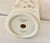 Late 20th Century Lenox Rose Manor Pink Toothbrush Holder, fine ivory porcelain piece. The Rose Manor pattern features an...