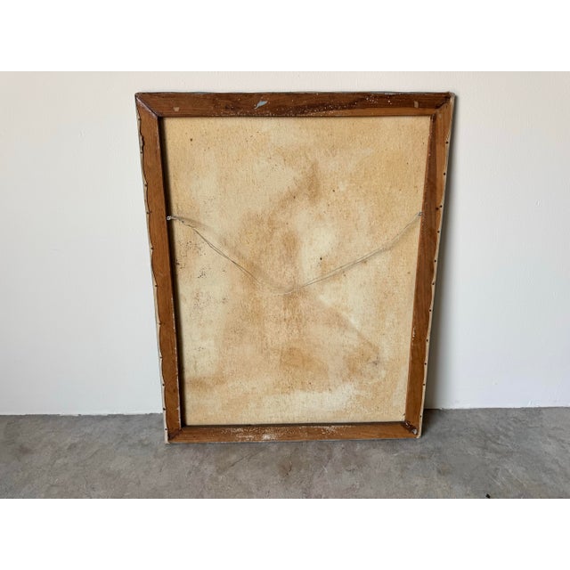 197's Vintage Impressionist Nude Woman Oil on Canvas Painting by Bohorquez For Sale - Image 10 of 10