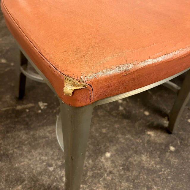 Mid 20th Century Set of 4 Rare Design GoodForm Aluminum Chairs Industrial Art Deco For Sale - Image 5 of 12