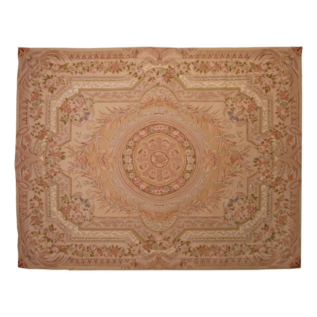 Large Savonnerie Tapestry from Aubusson For Sale
