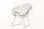 Mid-Century Modern Mid Century Silver Diamond Wire Lounge Chair by Harry Bertoia for Knoll For Sale - Image 3 of 15