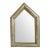 Mid 20th Century Vintage Nickel & Metal Work Mirror For Sale - Image 5 of 5