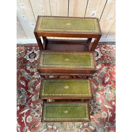 English-Style Library Step Stool For Sale - Image 4 of 11