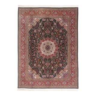 Vintage Chinese Tabriz Rug, 09'01 X 12'04 For Sale