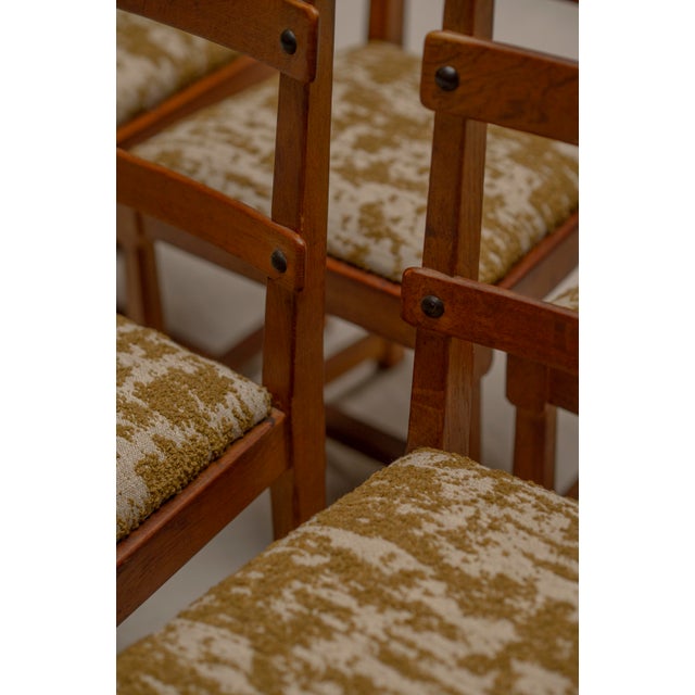 Vintage Brutalist Dining Chairs, 1960s, Set of 6 For Sale - Image 13 of 18