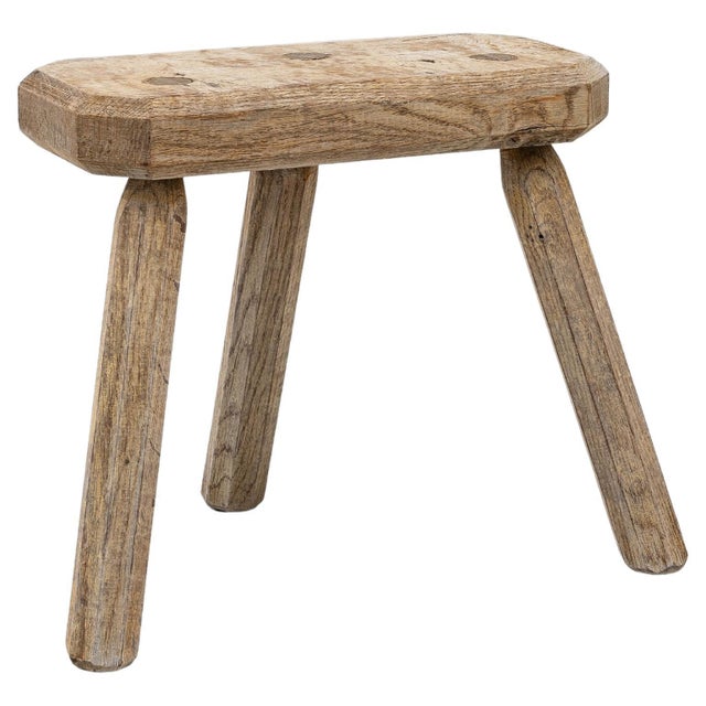 20th Century French Oak Tripod Stool For Sale - Image 15 of 18