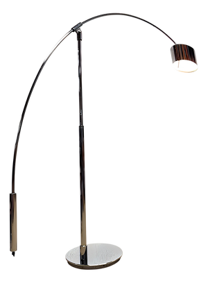 Vintage German Arc Lamp in Chrome by Bankamp, 1990s