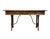 Thomasville Furniture Monterey Collection Spanish Mediterranean White Oak 62" Writing Desk W. Metal Spanner 175-6125-8 For Sale - Image 9 of 12
