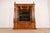 Wood Henredon Neoclassical or French Empire Carved Cherry and Burl Wood Lighted Breakfront Bookcase Cabinet For Sale - Image 7 of 16