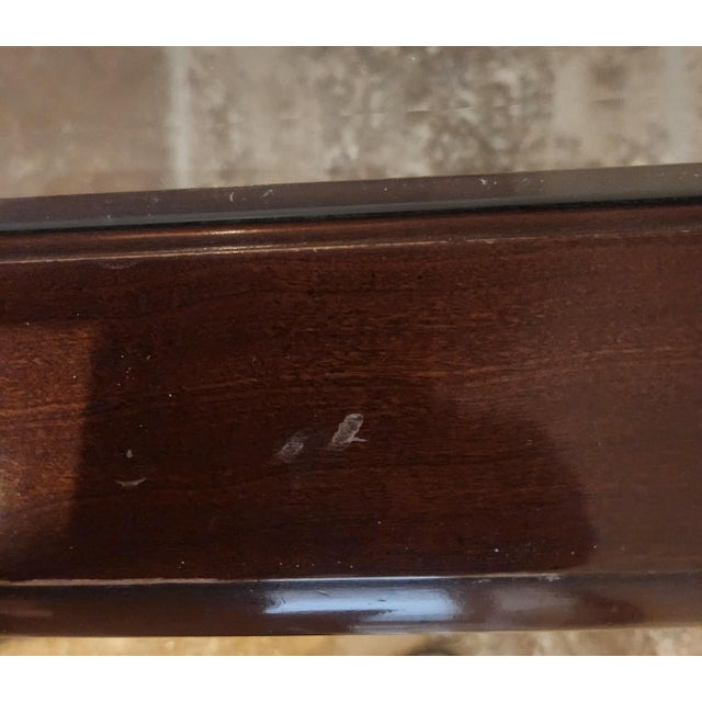 Chippendale Drexel Heritage Chippendale 'Carleton Cherry' Coffee Table - (4 Piece Set Available) 1990 For Sale - Image 3 of 7
