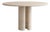 Roman Dining Table II in Navona Travertine by Paloma Editions For Sale