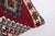 Handwoven Vintage Turkish Throw Rug Pillow Cushion Cover -22'' X 22'' For Sale - Image 10 of 10