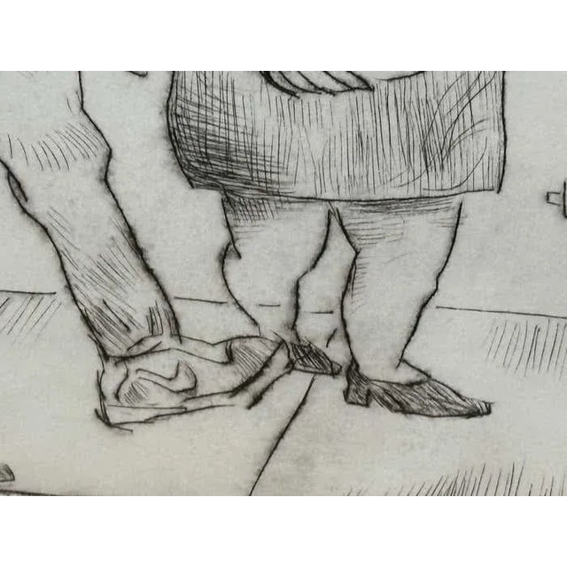 Satirical Monogrammed Drawing by Unknown Artist For Sale - Image 9 of 10