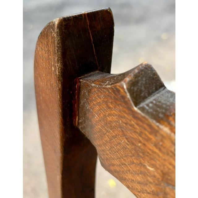 Pair English Country Rush-Seat Chairs — Hand-Woven Seats For Sale In Saint Louis - Image 6 of 9