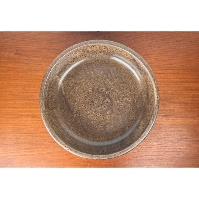 Large Mid-Century Modern Danish Studio Pottery Bowl from Lovemose, 1960s For Sale - Image 6 of 17