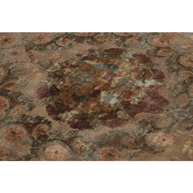 Rug & Kilim’s Antique Ottoman Rug in Camel and Golden Brown Tones For Sale In New York - Image 6 of 8