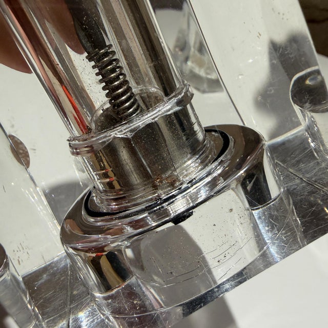 Grainware Lucite Salt & Pepper Grinders Wayne Husted Mid-Century Modern For Sale - Image 12 of 12