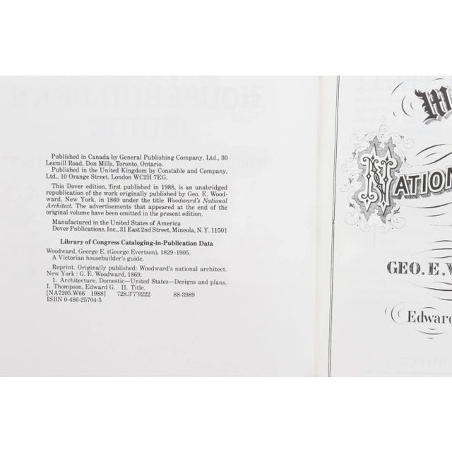 A Victorian Housebuilder's Guide by George E. Woodward and Edward G. Thompson. Softcover book published in 1988 by Dover...